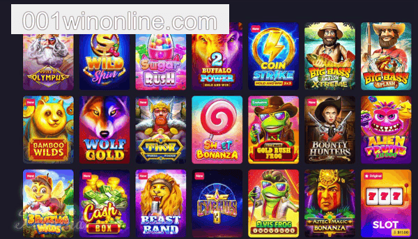 Aplicativo móvel 001WIN para iOS e Android